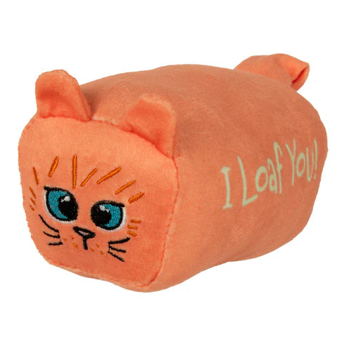 CAITEC Hero Bunny Kickerz Pillow - I Loaf You! Cat Toy (5.0