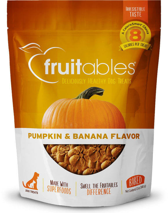 Fruitables Healthy Dog Treats: Pumpkin & Banana (7 oz.)