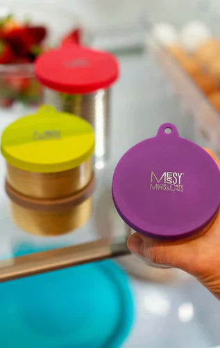 Messy Mutts Silicone Universal Cat Food and Dog Food Can Cover