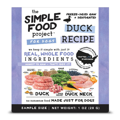 Herbsmith Simple Food Project D Duck Dog Food (24 oz)