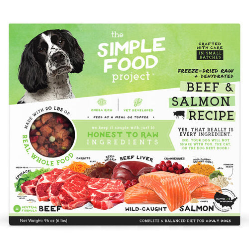 Herbsmith Simple Food Project D Beef & Salmon Dog Food