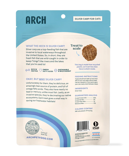 Arch Silver Carp Cat Treats (2.5 oz)