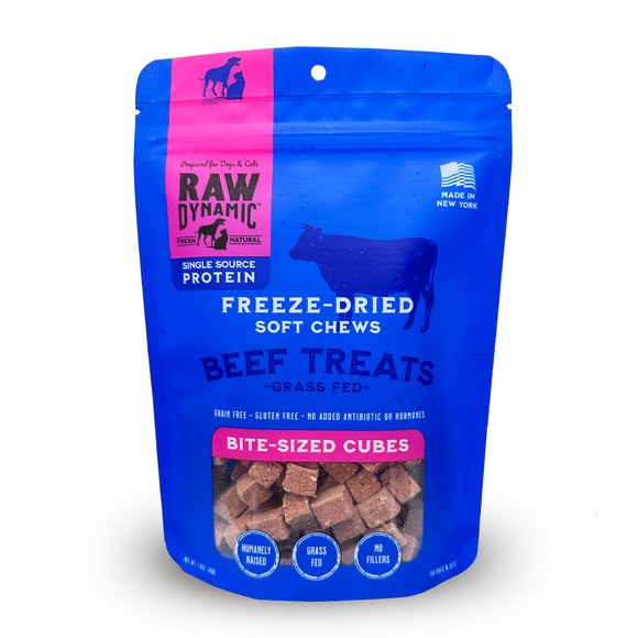 Raw Dynamic Freeze Dried Raw Beef Treats (1.5 oz)