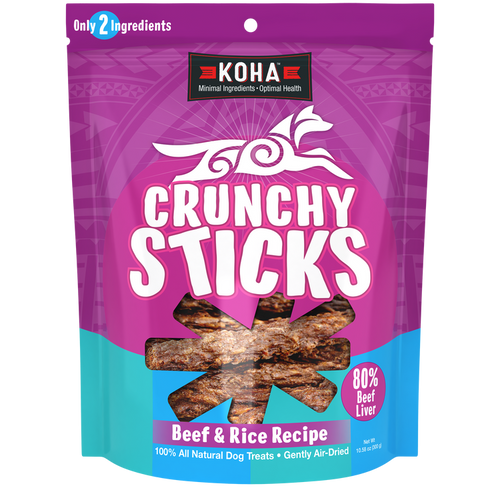 Koha Crunchy Sticks Beef & Rice Recipe