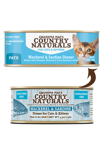 Grandma Mae's Country Naturals Mackerel & Sardine Dinner