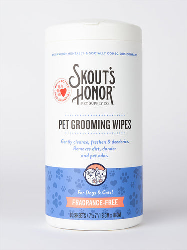 Skout's Honor Pet Grooming Wipes for Dogs & Cats