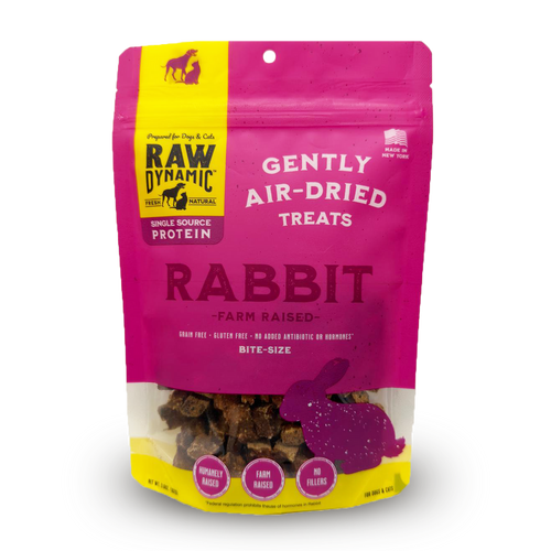 Raw Dynamic Air-Dried Raw Rabbit Treats (3.6 oz)