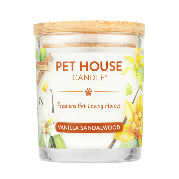 Pet House Vanilla Sandalwood Candle (9 oz)