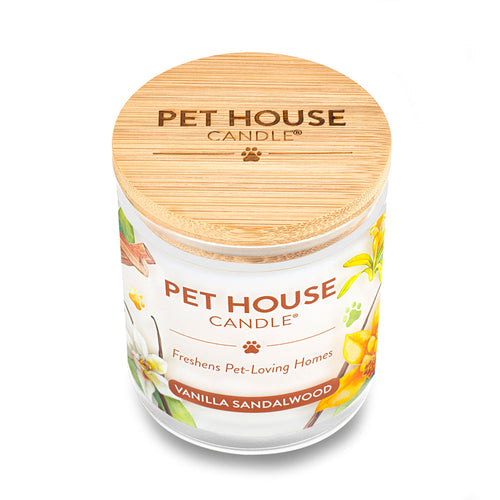 Pet House Vanilla Sandalwood Candle (9 oz)