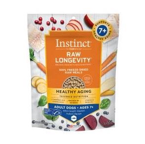 Instinct® Raw Longevity 100% Freeze-Dried Raw Meals Wild-Caught Alaskan Pollock Recipe For Adult Dogs 7+