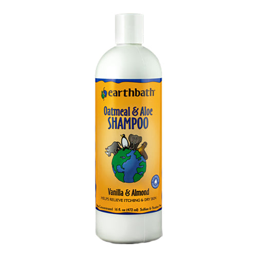 Earthbath Vanilla & Almond Oatmeal & Aloe Shampoo for Dogs and Cats