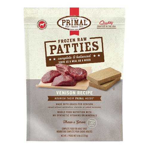 Primal Pet Foods Canine Raw Frozen Patties