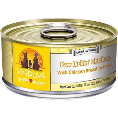 Weruva Classics Paw Lickin' Chicken with Chicken Breast in Gravy Wet Dog Food