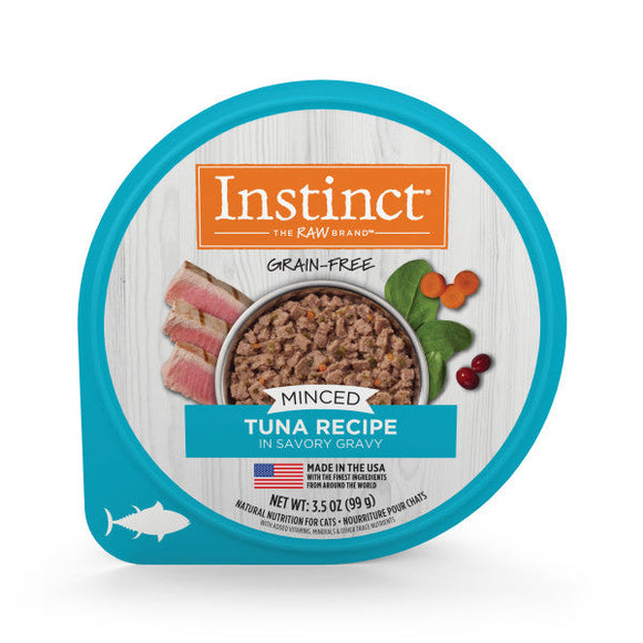 Nature's Variety Instinct Original Minced Cups Tuna Wet Cat Food