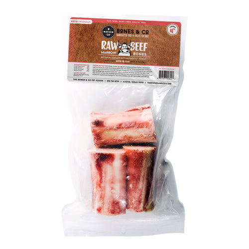 Bones & Co. Raw Beef Marrow Bones Dog Food