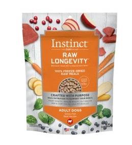 Nature's Variety Instinct Raw Longevity Adult Ages 7+ Freeze-Dried Beef Bites Dog Food