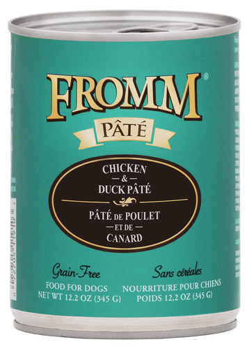 Fromm Grain-Free Chicken & Duck Pâté Dog Food (12.2 oz, Case of 12)