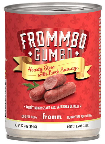 Fromm Frommbo™ Gumbo Hearty Stew with Pork Sausage Dog Food (12.5 oz Case of 12)