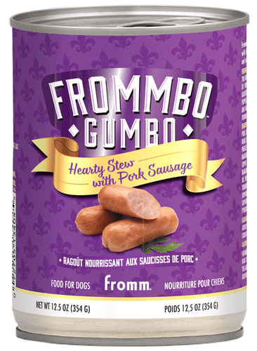 Fromm Frommbo™ Gumbo Hearty Stew with Pork Sausage Dog Food (12.5 oz Case of 12)