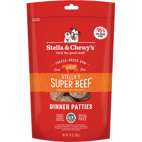 Stella & Chewy's Stella's Super Beef Freeze-Dried Dinner Patties Dog Food