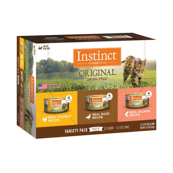 Nature's Variety Instinct Original Variety Pack Wet Cat Food