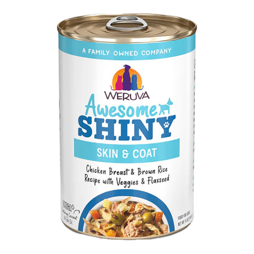 Weruva Awesome Shiny Chicken Breast & Brown Rice Recipe with Veggies & Flaxseed In Broth Dog Food