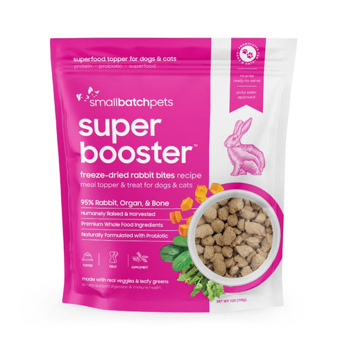 Smallbatch Freeze Dried Super Booster Rabbit BItes (7 oz)