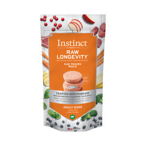Nature's Variety Instinct Raw Longevity Adult Frozen Chicken Patties Dog Food Nature's Variety Instinct Raw Longevity Adult Frozen Chicken Patties Dog Food