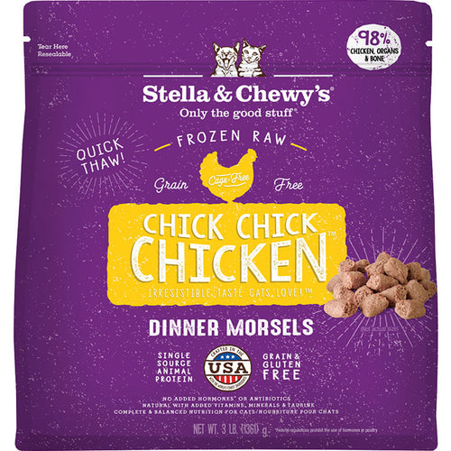 Stella & Chewy's Chick Chick Chicken Frozen Raw Dinner Morsels Cat Food