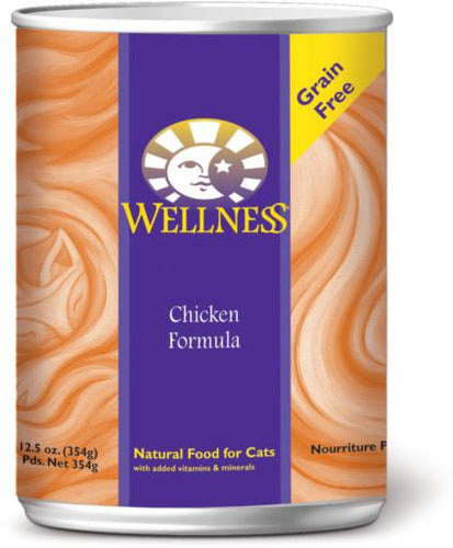 Wellness Complete Health Natural Grain Free Chicken Pate Wet Canned Cat Food