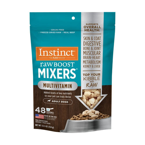Instinct Raw Boost Mixers Multivitamin For Adult Dogs Freeze-Dried Food Topper