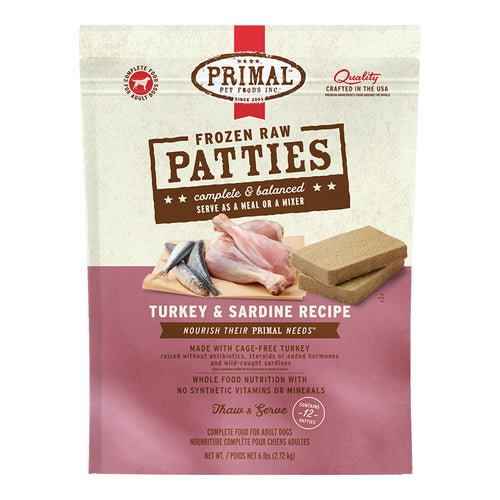 Primal Pet Foods Canine Raw Frozen Patties