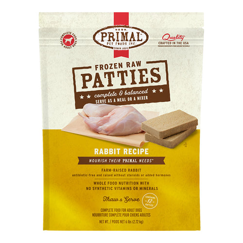 Primal Pet Foods Canine Raw Frozen Patties