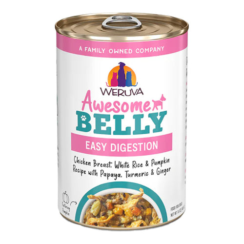 Weruva Awesome Belly Chicken Breast, White Rice & Pumpkin Recipe with Papaya, Turmeric & Ginger In Broth Dog Food