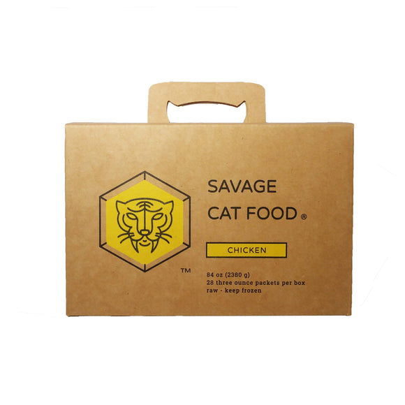 Savage Cat Food Chicken Box