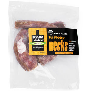 Raw Bistro Frozen Organic Turkey Necks
