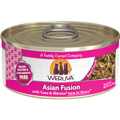 Weruva Asian Fusion With Tuna & Shirasu in Gravy Canned Cat Food