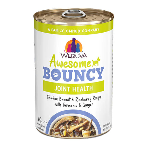 Weruva Awesome Bouncy Chicken Breast & Riceberry Recipe with Turmeric & Ginger in Broth Dog Food