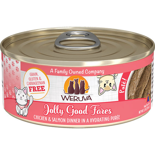 Weruva Classic Cat Paté Jolly Good Fares with Chicken & Salmon