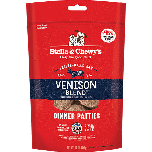 Stella & Chewy's Venison Blend Dinner Patties Freeze Dried Dog Food