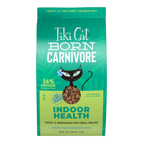 Tiki Cat® Born Carnivore® Indoor Health Trout & Menhaden Fish Meal Recipe