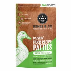 Bones & Co. Dazzlin' Duck Recipe Raw Frozen Patties Dog Food
