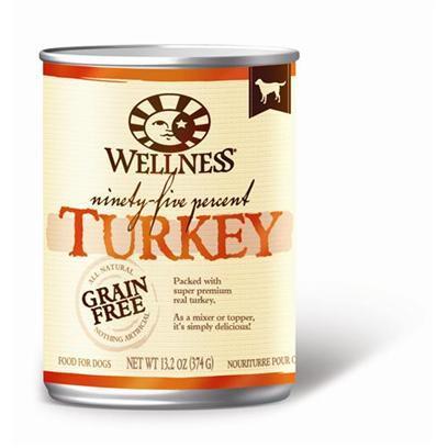 Wellness Natural Grain Free Adult 95% Turkey Canned Dog Food