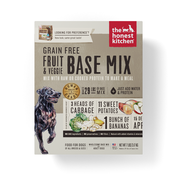 The Honest Kitchen Grain Free Fruit & Veggie Recipe Dog Food Base Mix