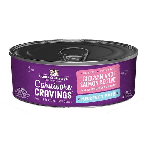 Stella & Chewy's Carnivore Cravings Purrfect Paté Chicken & Salmon Recipe Wet Cat Food