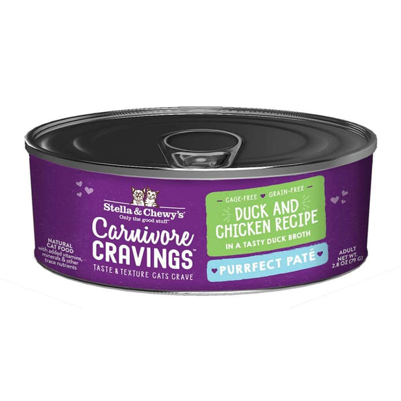 Stella & Chewy's Carnivore Cravings Purrfect Paté Duck & Chicken Recipe Wet Cat Food