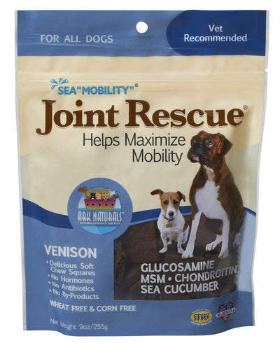 Ark Naturals Sea Mobility Joint Rescue Venison Recipe Jerky Treats