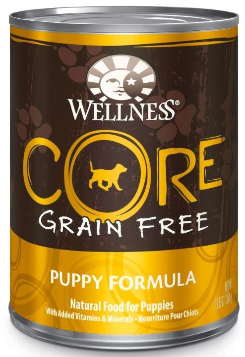 Wellness CORE Grain Free Natural Puppy Health Turkey, Chicken and Herring Recipe Wet Canned Dog Food