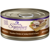 Wellness Signature Selects Grain Free Natural Shredded White Meat Chicken and Turkey Entree in Sauce Wet Canned Cat Food