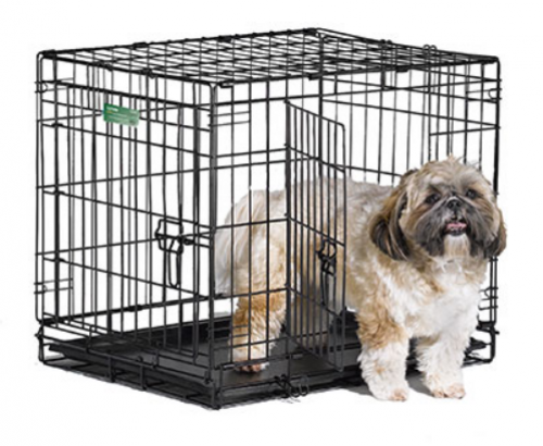 30 double door dog crate best sale